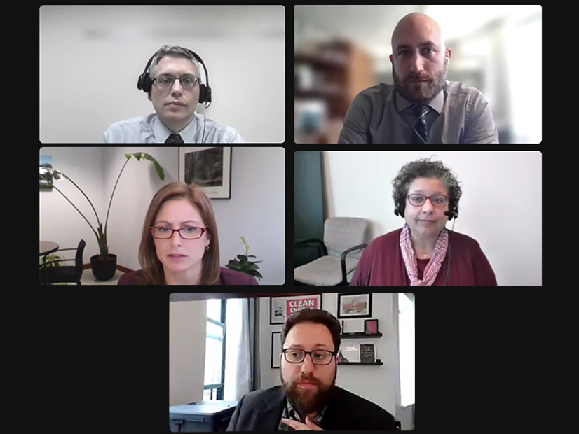 Clockwise from top left: Jon Binder, DEC; Nathan Putnam, DEC; Ona Papageorgiou, DEC; Vlad Gutman-Britten, NYSERDA; and Sarah Osgood, NYSERDA