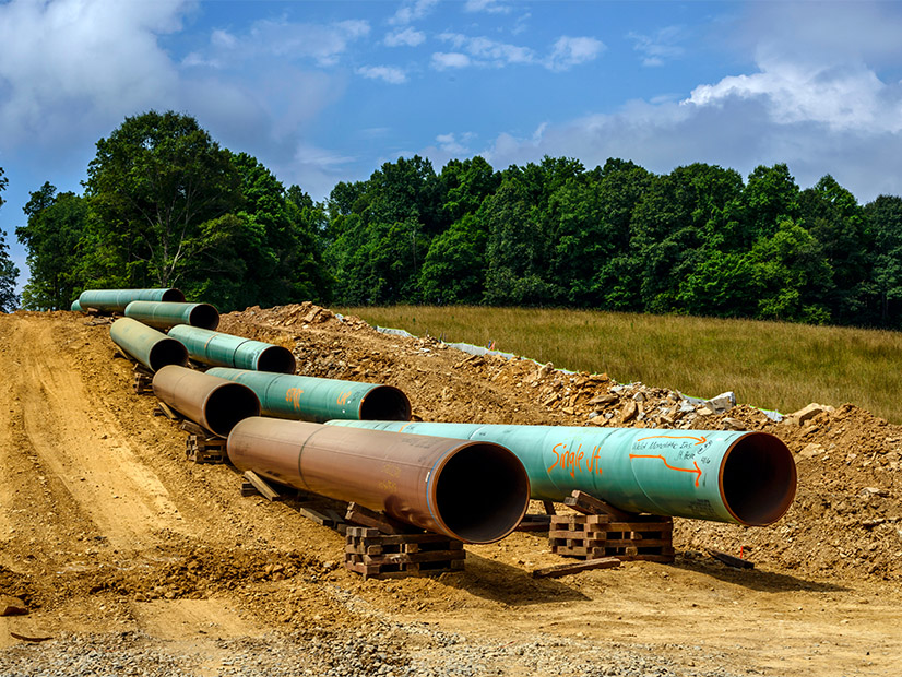 Construction of the Mountain Valley Pipeline 
