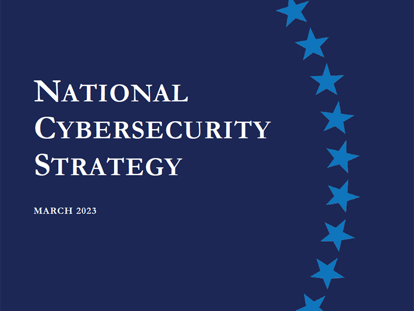 Cover of the White House's National Cybersecurity Strategy