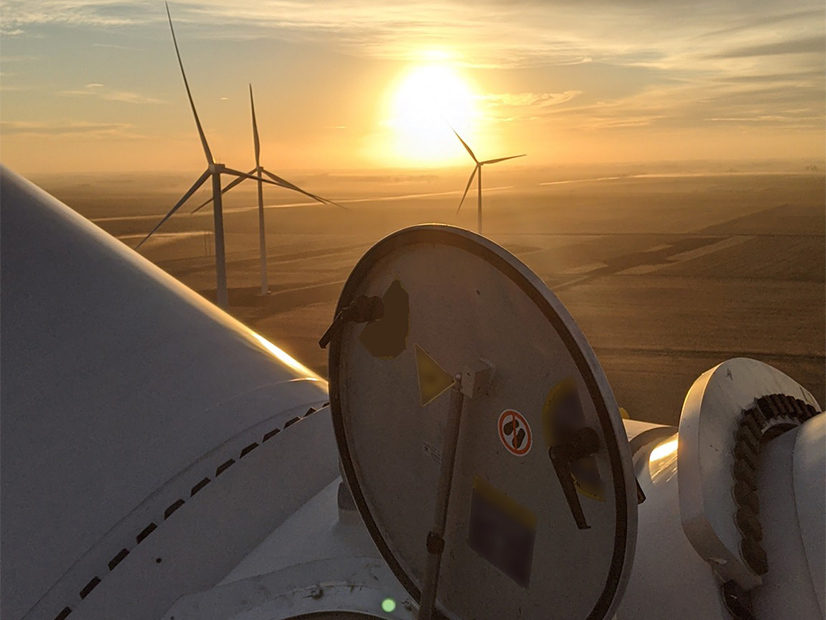 Wind tubines in Iowa