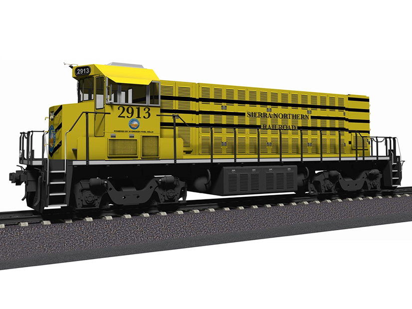 Sierra Northern Railway received a $4 million grant from the California Energy Commission for a hydrogen powered switching locomotive.