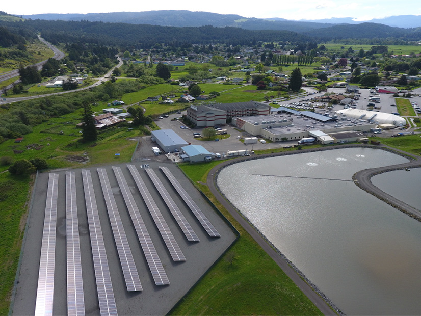 The Blue Lake Rancheria microgrid in Humboldt County supports an area prone to power outages.