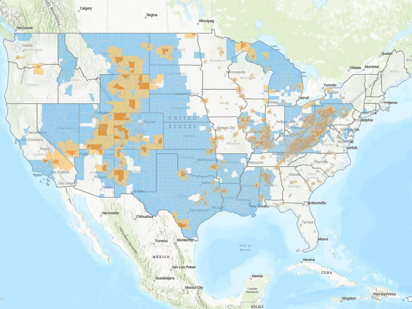 A new map from DOE shows all the communities that may qualify for the 10% bonus tax credit for energy communities.