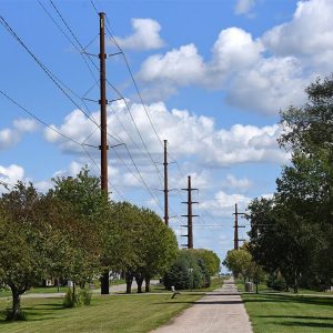 ITC Midwest's Traer–Dysart 161 kV line in Iowa