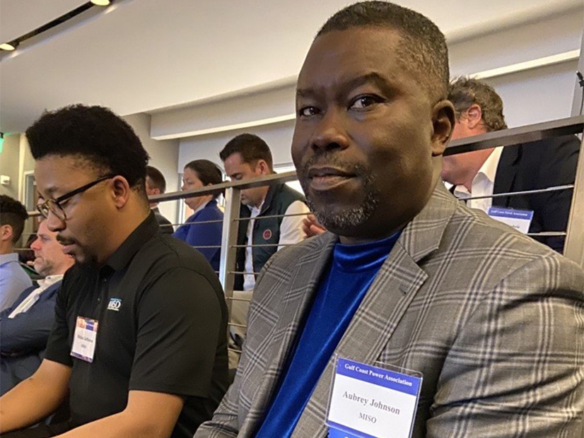 MISO VP Aubrey Johnson at the MISO-SPP GCPA conference