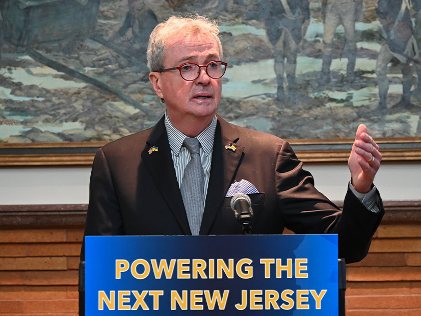 New Jersey Gov. Phil Murphy announced new clean energy goals in a speech at Rutgers University.