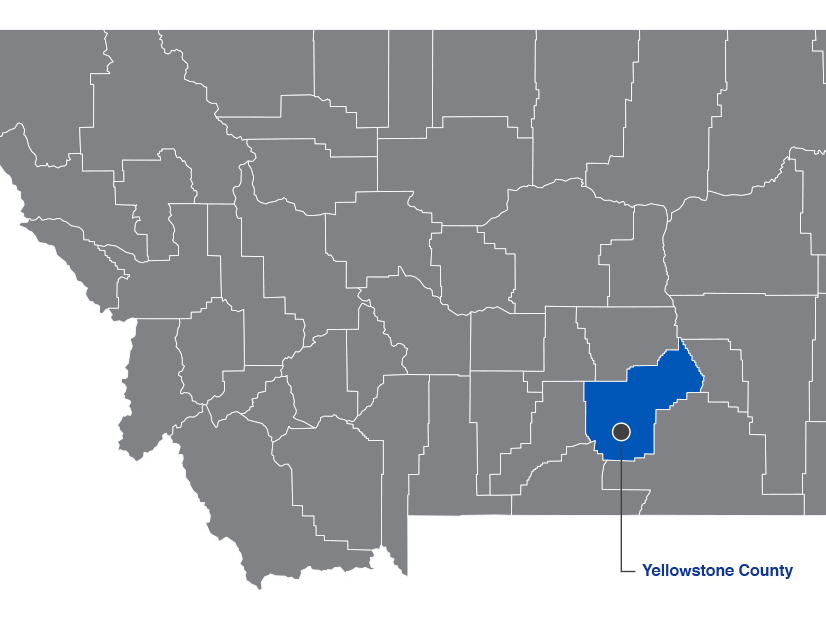 The Broadview solar-and-storage project at the center of the case is in Yellowstone County, Mont.