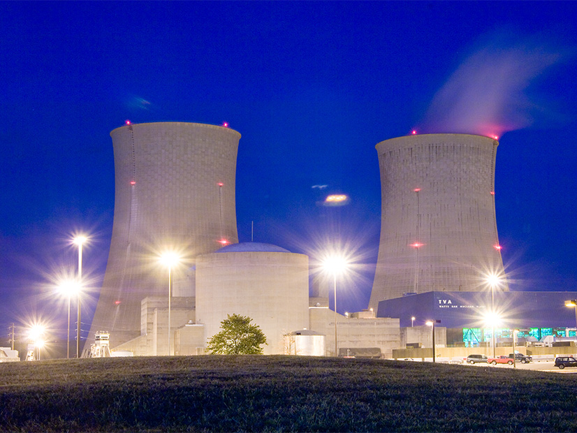 TVA's Watts Bar Nuclear Plant in Rhea County, Tenn.