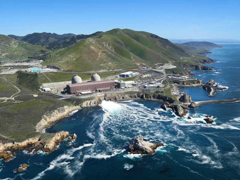 The Diablo Canyon nuclear plant sits on a scenic stretch of California's central coast.