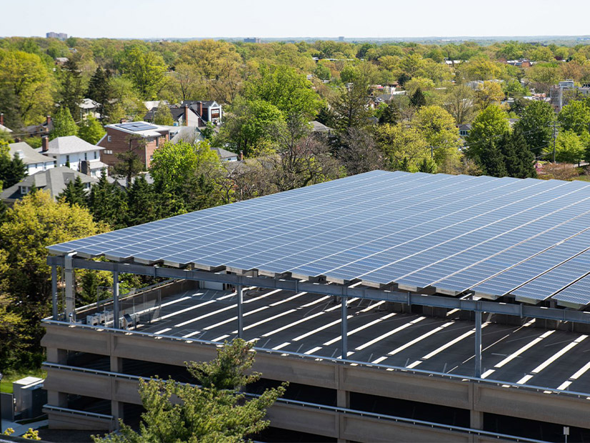 A 1.15-MW community solar project on top of the parking structure at Children's National Research & Innovation Campus in Washington, D.C.