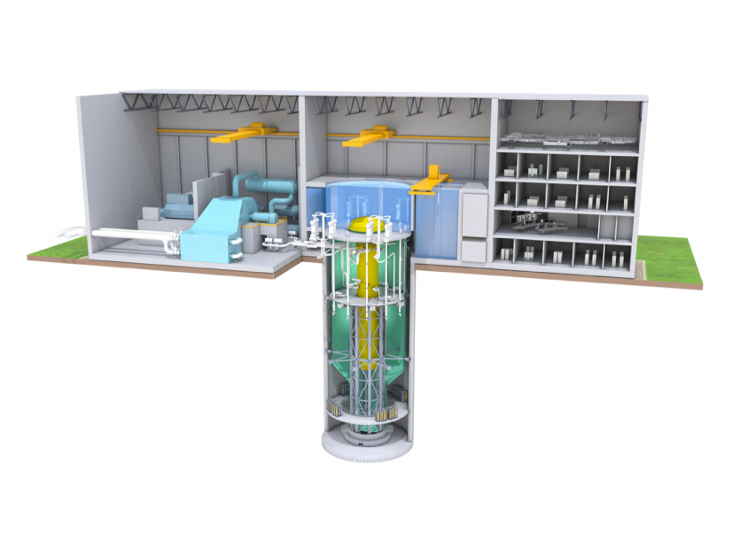 To ensure that small modular reactors like this GE Hitachi prototype are commercialized, the U.S. Department of Energy should be restructured to help refocus its mission from only R&D to include commercialization as well, argues a new report from the Nuclear Innovation Alliance, a D.C. think tank. 