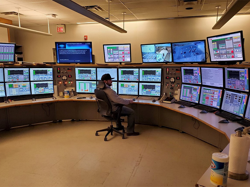 An Xcel Energy control room