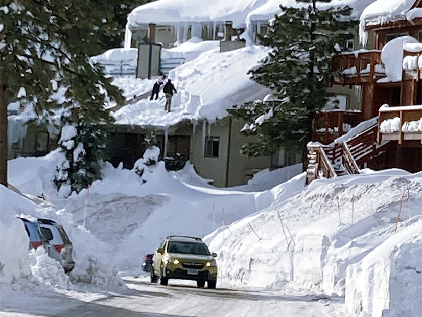 Northern Nevada residents struggled with snow accumulation from a series of storms that caused widespread power outages.