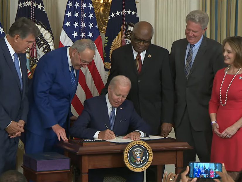 President Biden signs the Inflation Reduction Act into law in August