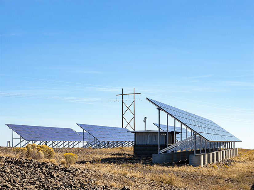 Solar array in Central Washington.
