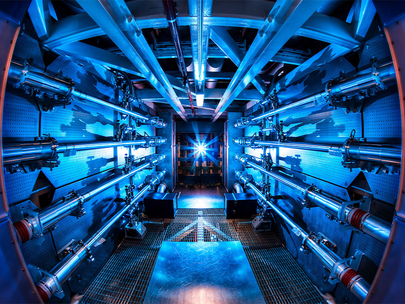 Scientists a the Lawrence Livermore National Laboratory near San Francisco have used high-powered lasers to create and control a fusion reaction producing more energy than consumed — a breakthrough in the technology to build radiation-free and waste-free nuclear reactors. DOE is expected to release details Tuesday.