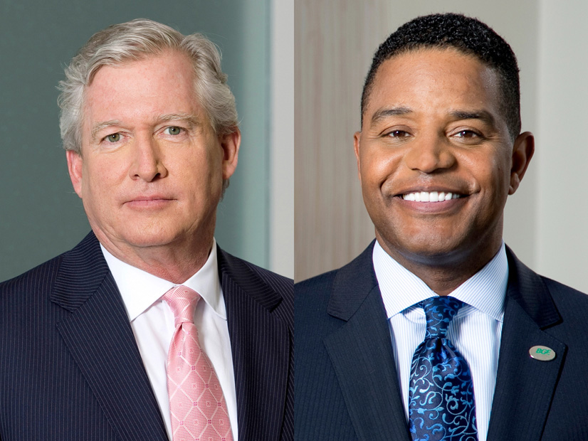 Chris Crane (left) and Calvin Butler