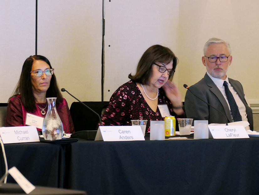 ISO-NE board members (from left) Caren Anders, Cheryl LaFleur and Gordon van Welie 