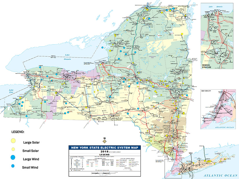 New York State electric system map (2018)