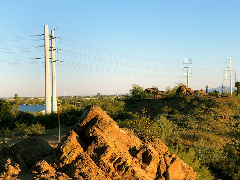 A power line crosses Tempe, Ariz., where WMEG members spoke at the fall CREPC-WIRAB meeting.