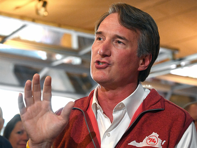 Virginia Gov. Glenn Youngkin, photographed at a Sept. 22 rally, released his 2022 Energy Plan on Oct. 3. The plan calls for making investments in future and emerging technology and reassessing existing legislation that would mandate the shutdown of fossil fuel generators.