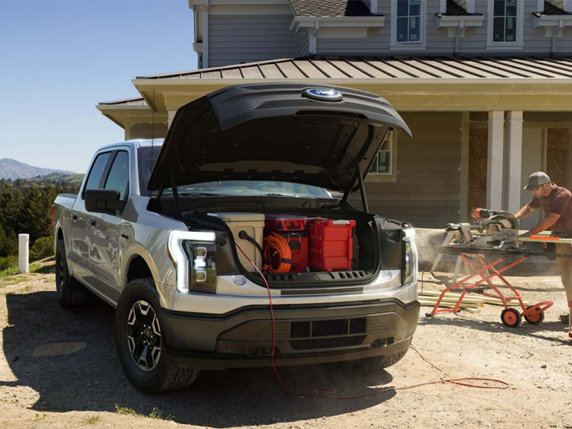 Ford is bullish on the prospects of its F-150 Lightning battery-powered pickup truck.