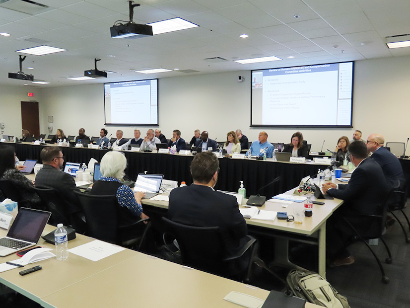 Attendees at SERC's Board of Directors meeting in Charlotte, N.C.