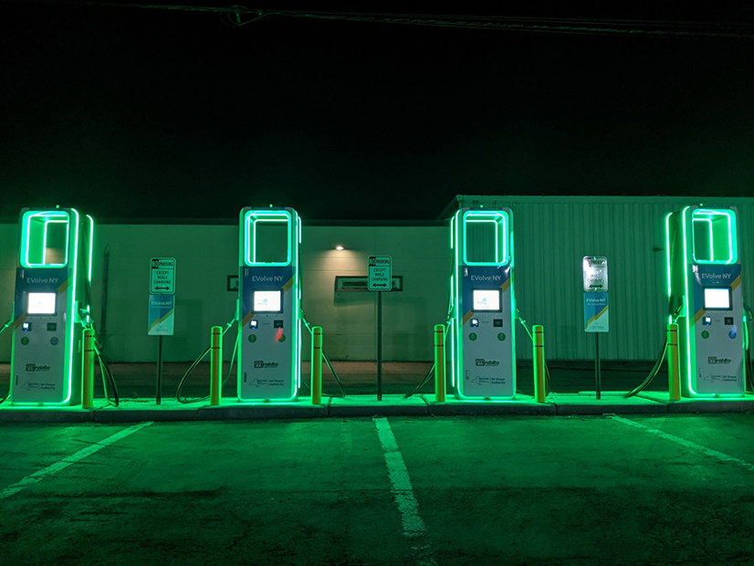 New York utilities on Tuesday provided an update on their efforts to expand the network of EV charging stations across the state.