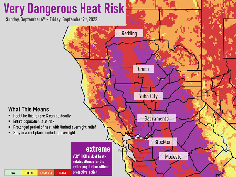 <p>The National Weather Service predicts a record of high of 115 degrees Fahrenheit on Tuesday in the Sacramento Valley.</p>