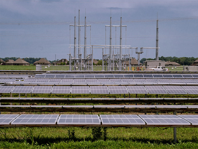 Solar farm in West Baton Rouge Parish