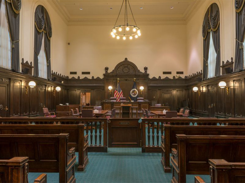 The 5th Circuit Court of Appeals courtroom