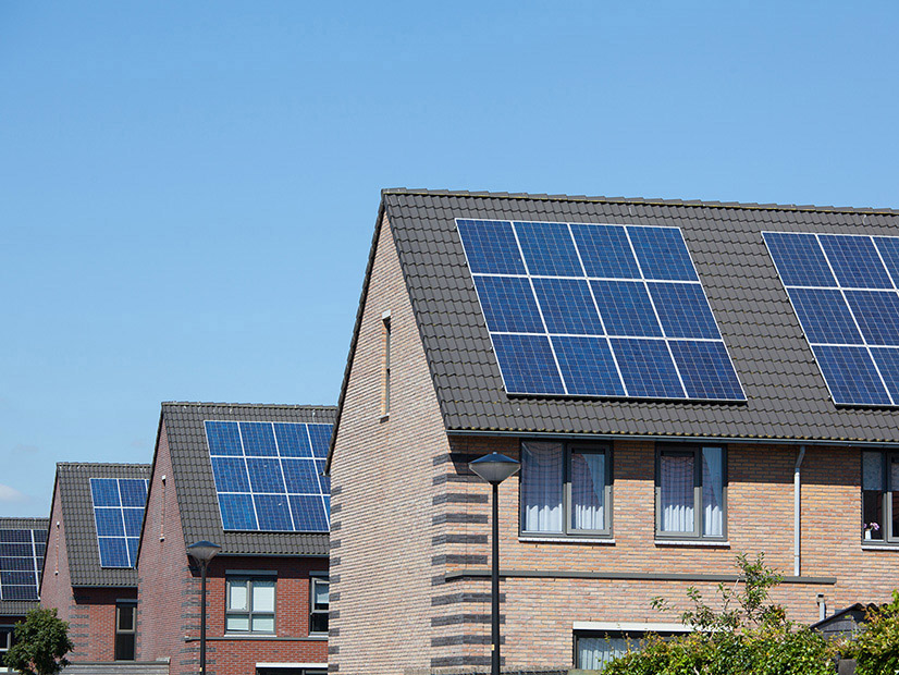 Residential solar panels can be used as distributed energy resources.