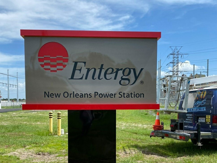 Entergy New Orleans Power Station sign