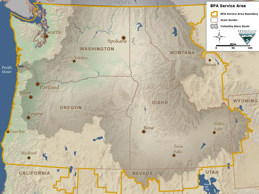 The Bonneville Power Administration's footprint in the Northwest
