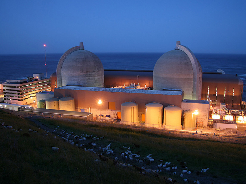 Diablo Canyon Power Plant sits on the coast of Central California.