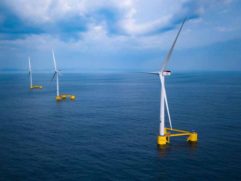 California will rely on floating turbines like those already being used in areas off the coast of Europe.