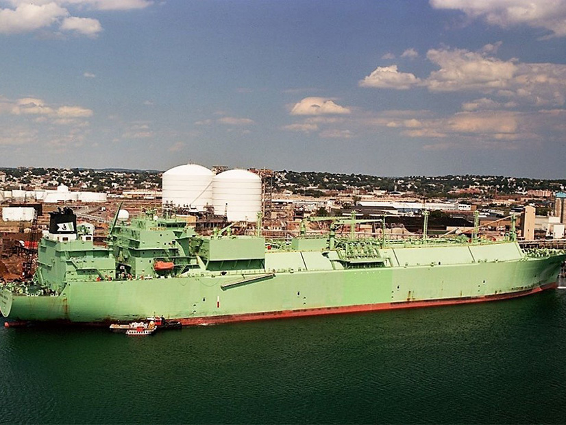 An LNG facility in Everett, Mass.