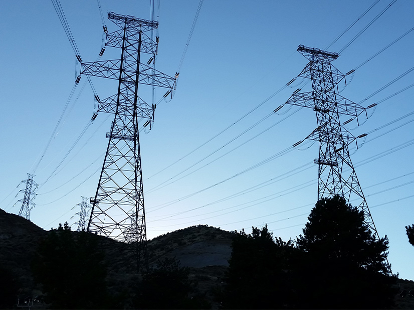 500 kV three-phase transmission lines near Grand Coulee Dam, Wash.