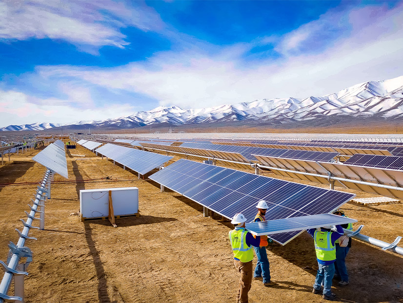 New solar projects are helping NV Energy meet requirements of Nevada's renewable portfolio standard.