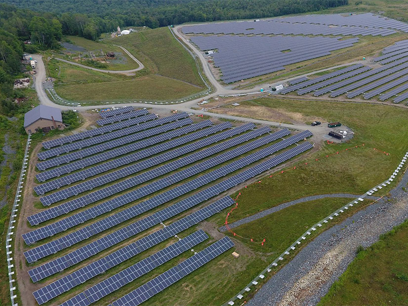 The Elizabeth Mine solar project in Vermont is located on land that was once the largest copper mine in the U.S.