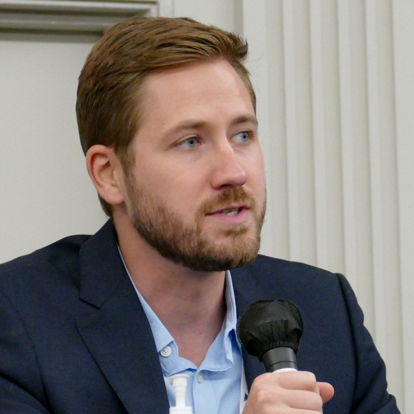 <p>Speaking at a panel on PJM's interconnection proposal were (left to right) Kevin McAuliffe, nFront Consulting; Bhaskar Ray, Q Cells USA; Anton Ptak, EDF Renewables; Shankar Chandramowli, ICF International; Sandeep Arora, Rev Renewables.</p>