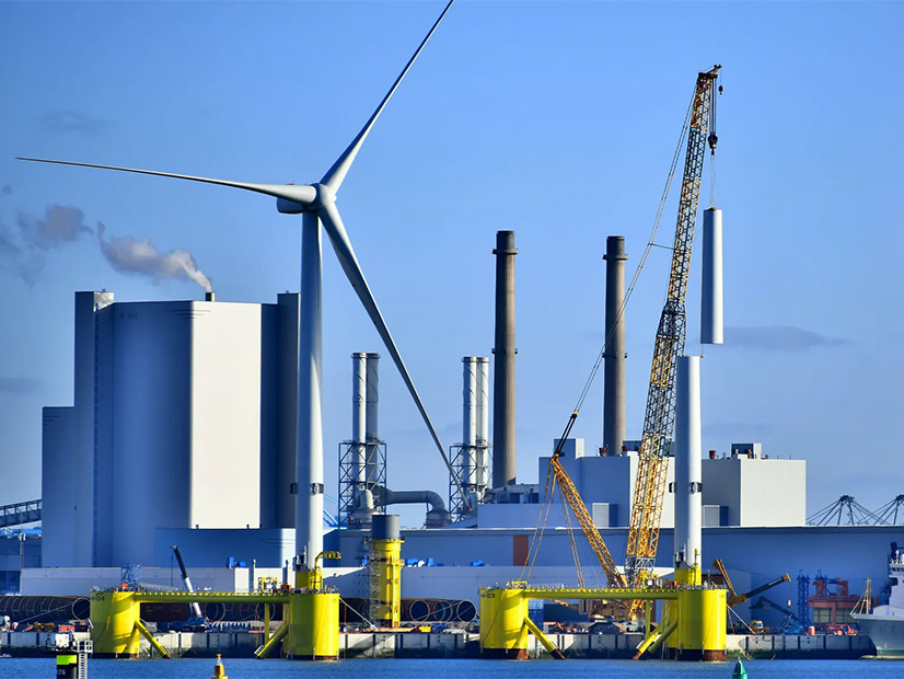 Assembling floating wind turbines for the West Coast will require large port facilities, like those in Rotterdam used for Scotland's Kincardine Offshore Windfarm.