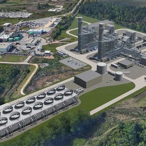 An artist rendering of Entergy's Orange County Advanced Power Station