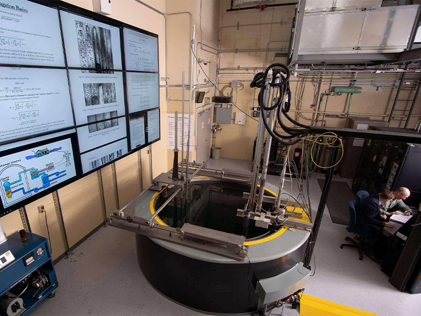 Purdue University's research reactor in 2019