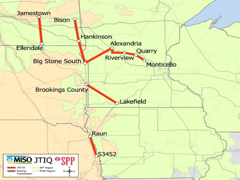Five of the proposed JITQ projects touch MISO's Dakotas, Minnesota and Iowa footprint.