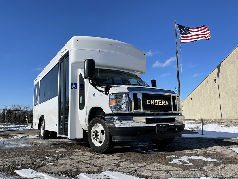 California electric shuttle bus maker Endera has opened a manufacturing plant in western Ohio.