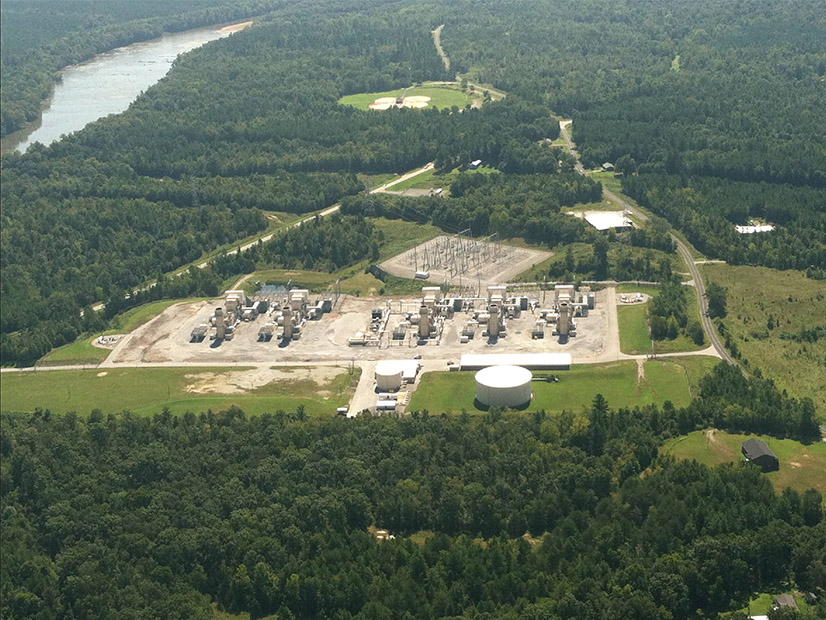 Broad River Energy's generating facility in Gaffney, South Carolina, comprising five natural gas generating units.