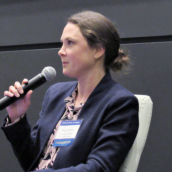 SACE's Maggie Shober (right) and Southern Co.'s Corey Sellers SACE's Maggie Shober (right) and Southern Co.'s Corey Sellers