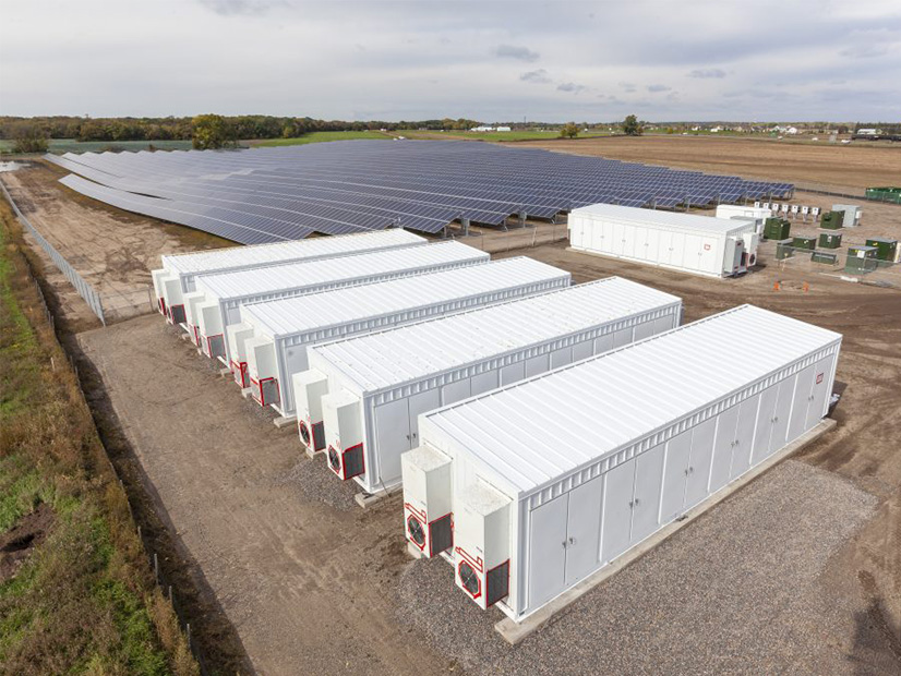 Connexus Energy solar and storage site in Minnesota