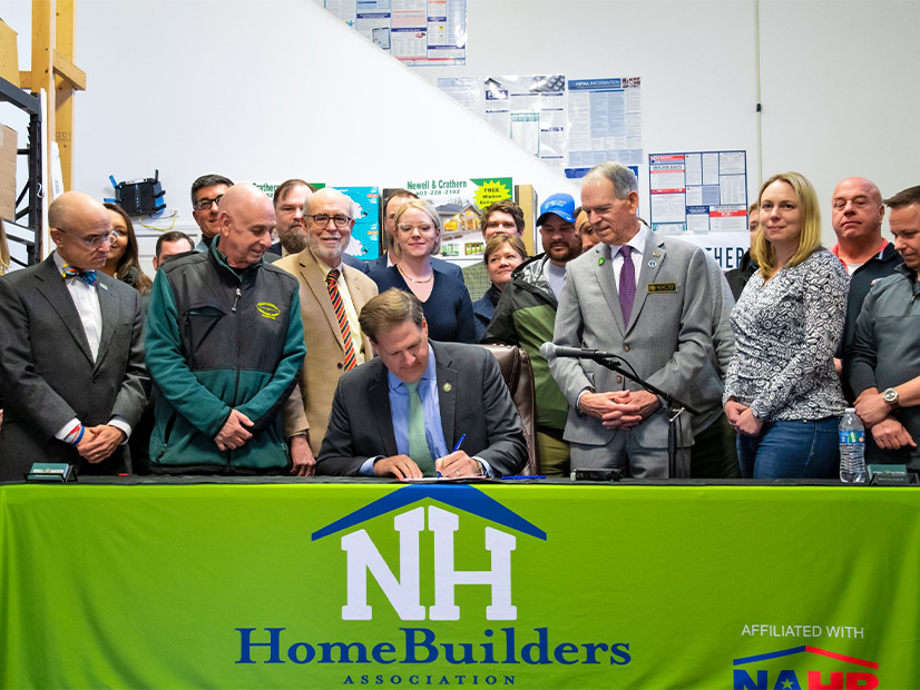 New Hampshire Gov. Chris Sununu signs a law to reset the state's energy efficiency program.